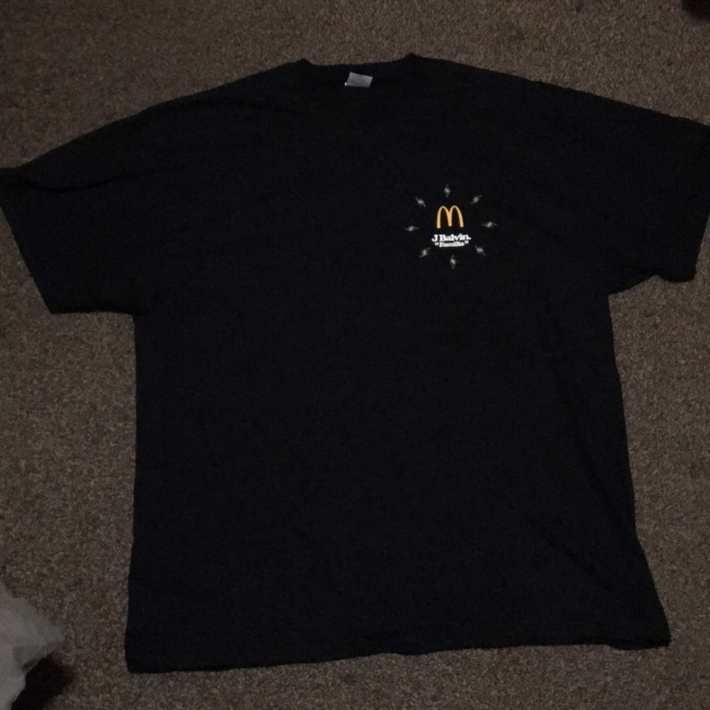 J Balvin McDonald’s crew shirt